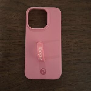 Light pink iPhone 14 Pro loopy case